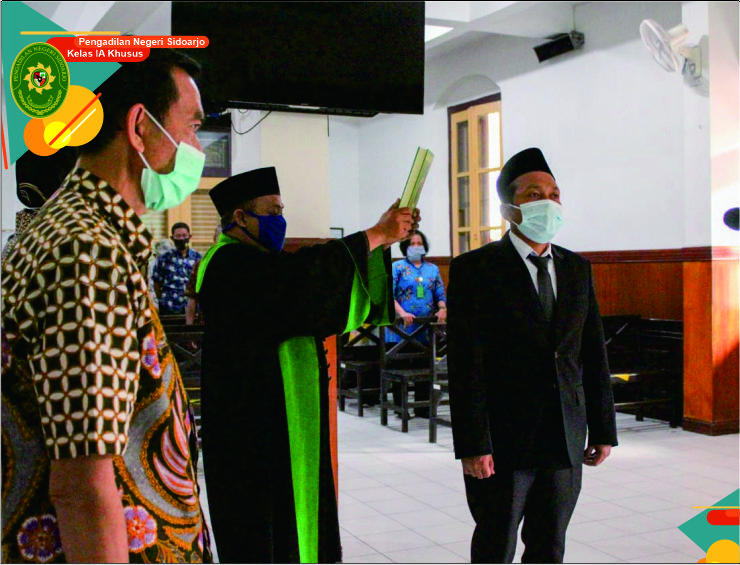 Pelantikan Kasub Bag Umum & Keuangan Pengadilan Negeri Sidoarjo