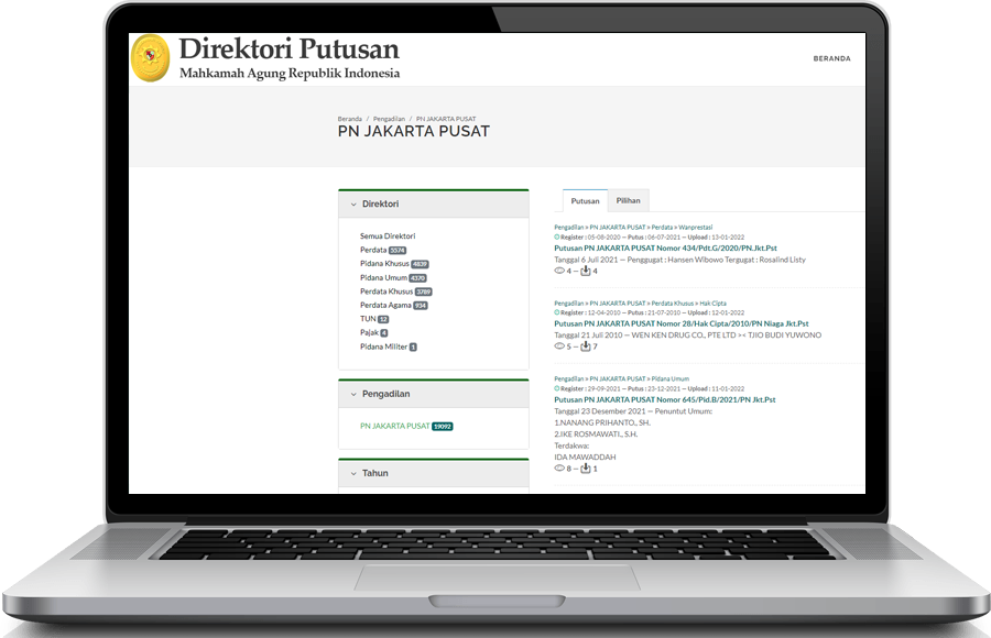 Direktori Putusan